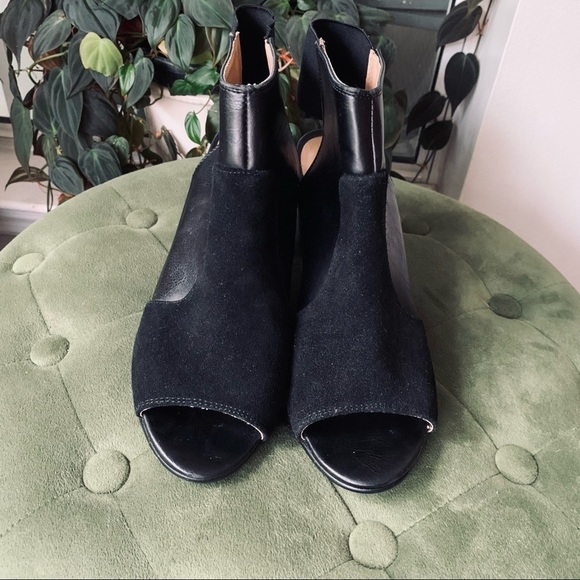 Kensie Esther Open Toe Ankle Booties Black - Picture 1 of 7